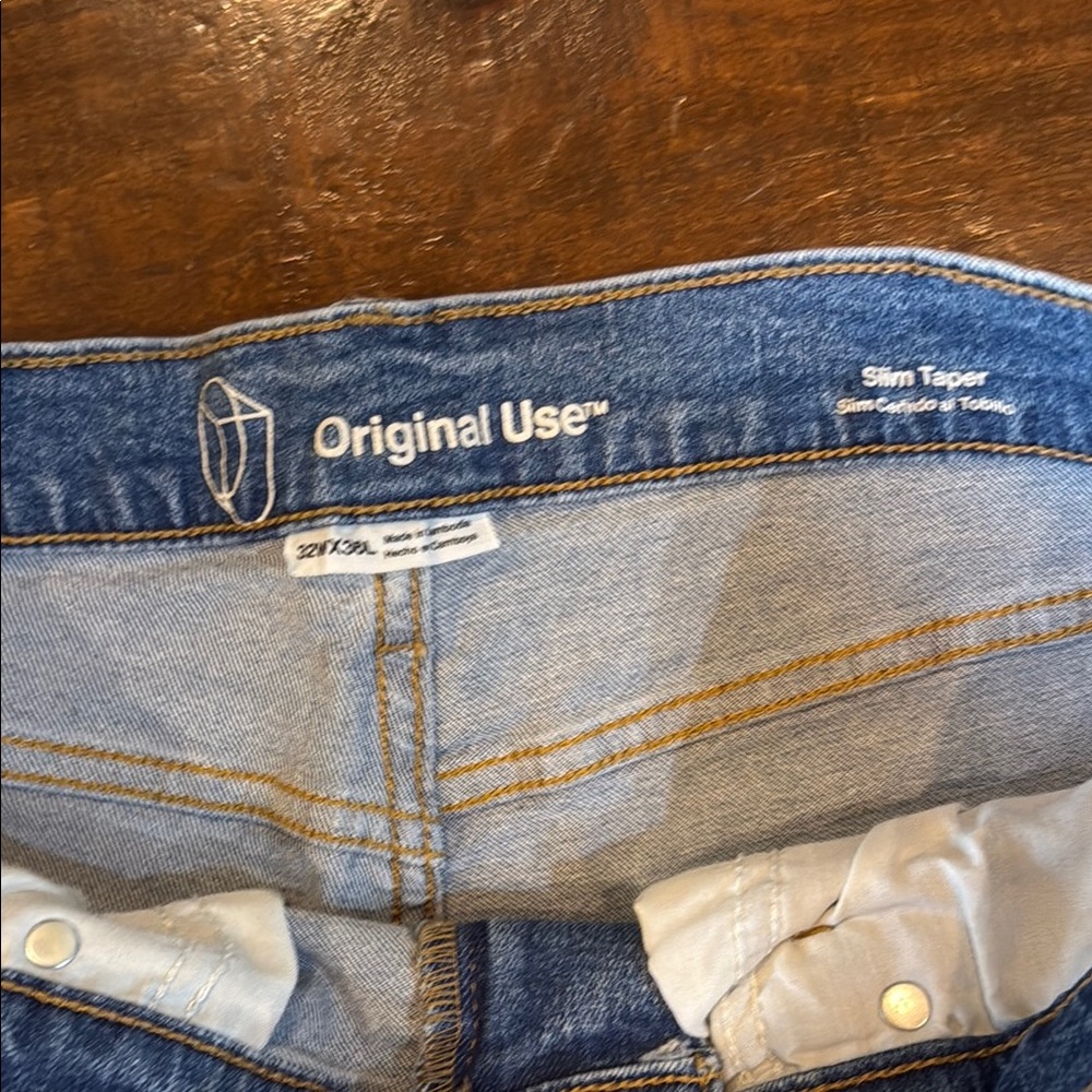 Light Blue Distressed Jeans - Picture 2 of 4